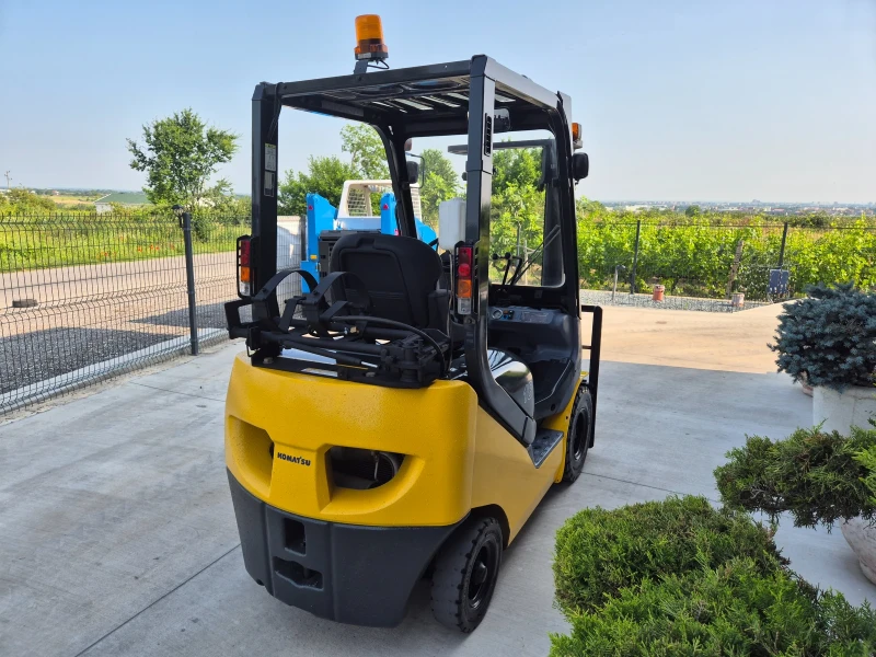 Мотокар Komatsu  1.8 тона / КАНТАР НА ВИЛИЦИТЕ / АВТОМАТ / ГАЗ / , снимка 5 - Индустриална техника - 50599283