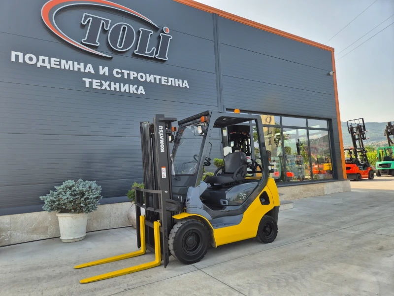 Мотокар Komatsu  1.8 тона / КАНТАР НА ВИЛИЦИТЕ / АВТОМАТ / ГАЗ / 