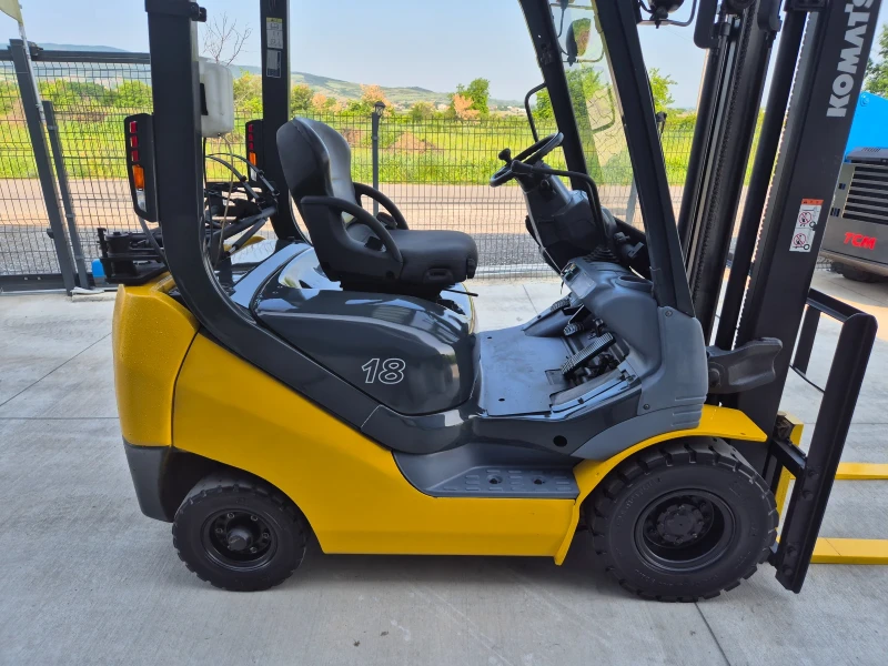 Мотокар Komatsu  1.8 тона / КАНТАР НА ВИЛИЦИТЕ / АВТОМАТ / ГАЗ / , снимка 6 - Индустриална техника - 50599283