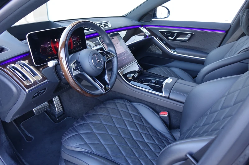 Mercedes-Benz S 350 4 MATIC* AMG* 3 TV* EXCLUSIVE* LONG* , снимка 9 - Автомобили и джипове - 52800628