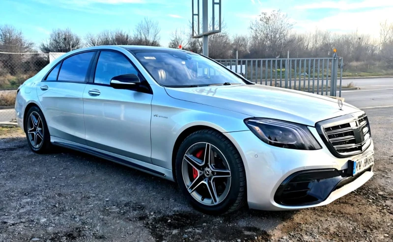 Mercedes-Benz S 63 AMG 4MATIC LONG FACELIFT ПАНО BURM 3XTV ЛИЗИНГ 100%, снимка 4 - Автомобили и джипове - 52873200