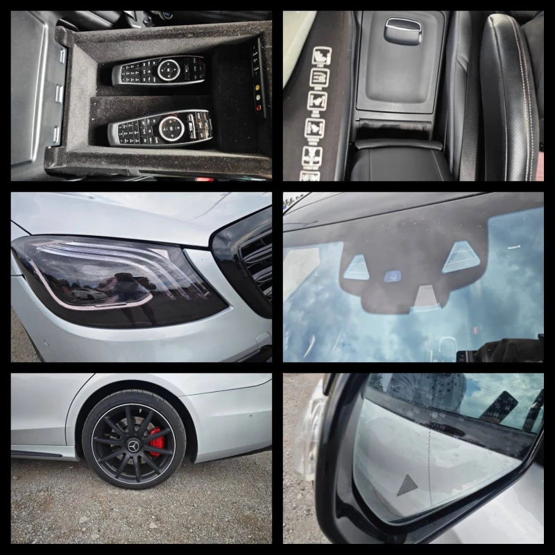 Mercedes-Benz S 63 AMG 4MATIC LONG FACELIFT ПАНО BURM 3XTV ЛИЗИНГ 100%, снимка 16 - Автомобили и джипове - 52873200