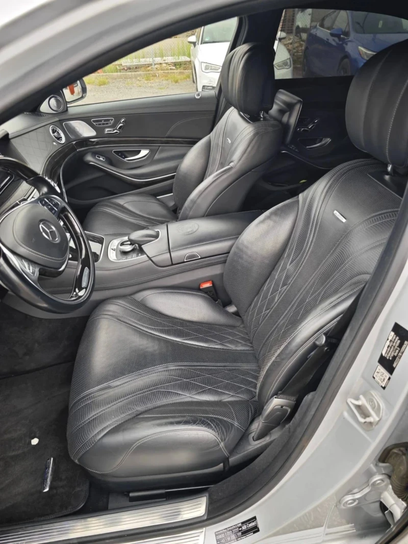 Mercedes-Benz S 63 AMG 4MATIC LONG FACELIFT ПАНО BURM 3XTV ЛИЗИНГ 100%, снимка 9 - Автомобили и джипове - 52873200