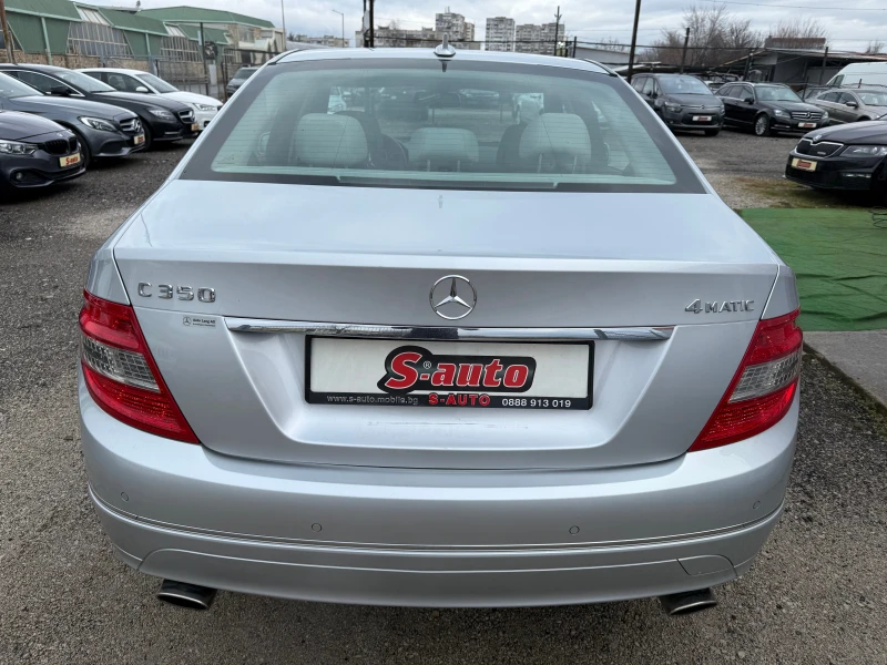 Mercedes-Benz C 350 V6 4Matic* АВТОМАТ* КАМЕРА* ПОДГРЕВ* КОЖА* NAVI, снимка 5 - Автомобили и джипове - 53301658
