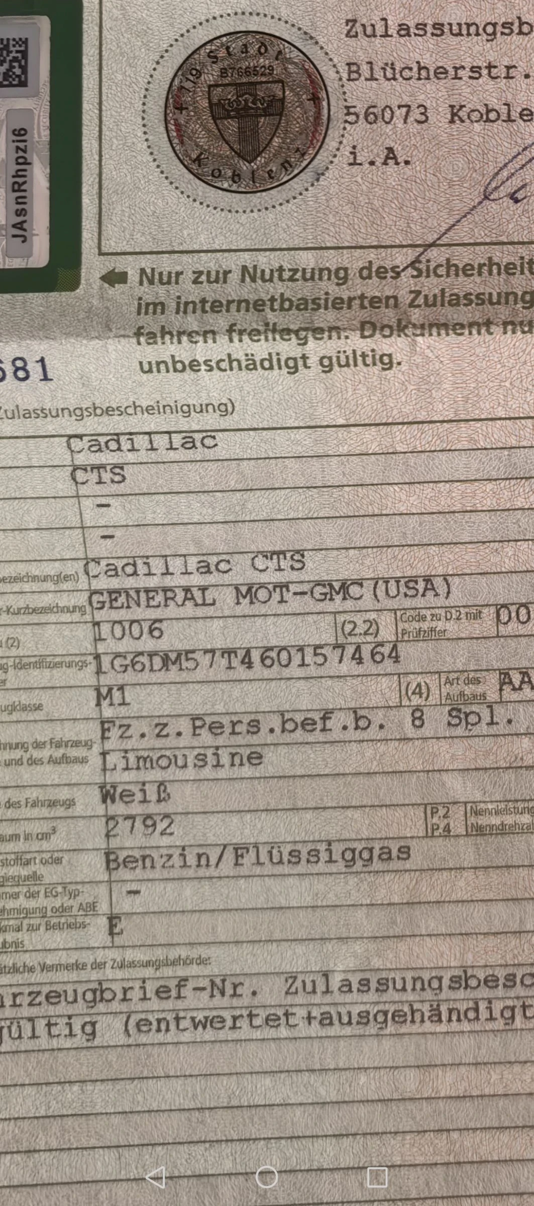 Cadillac Cts 2.8V6 Gas, снимка 12 - Автомобили и джипове - 54126620