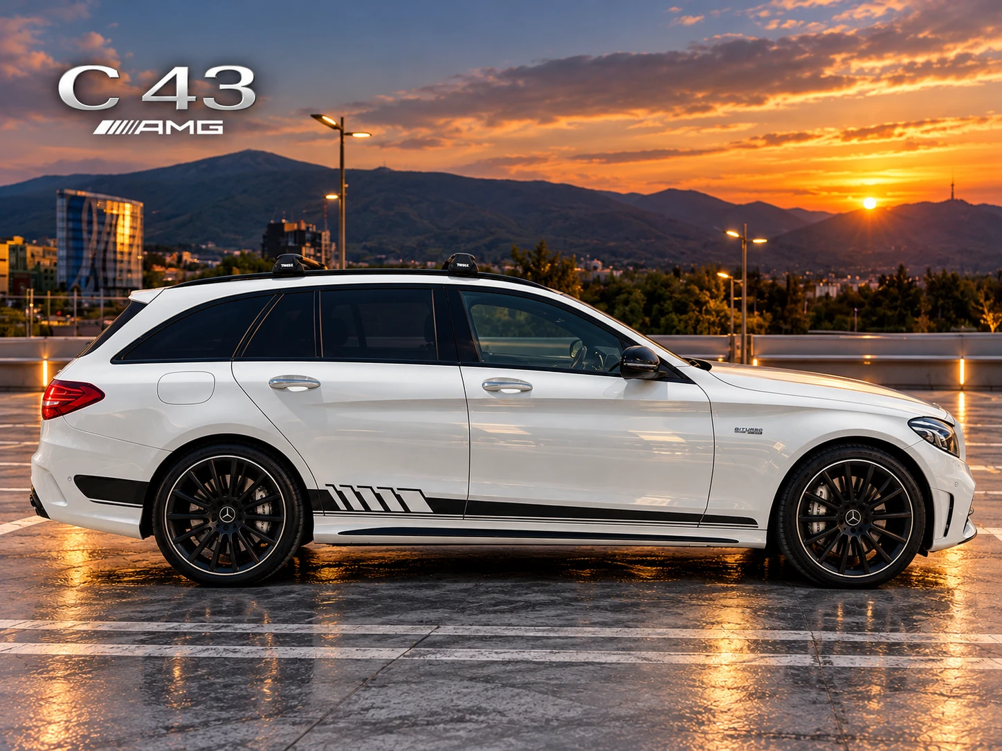 Mercedes-Benz C 43 AMG 4MATIC 390�� DISTRONIC BURMESTER PANO SILVERSTAR | Mobile.bg � ����������� 4