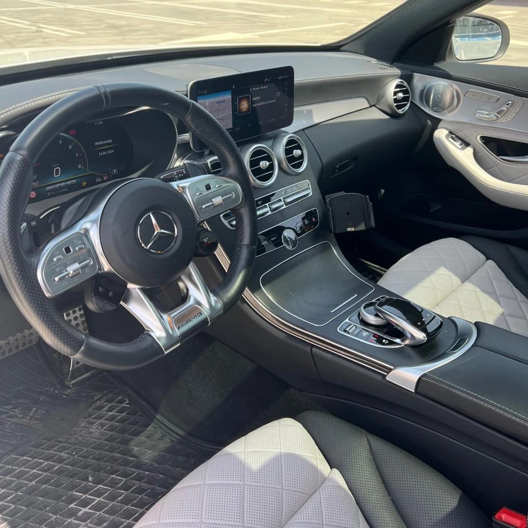 Mercedes-Benz C 43 AMG 4MATIC 390�� DISTRONIC BURMESTER PANO SILVERSTAR | Mobile.bg � ����������� 17