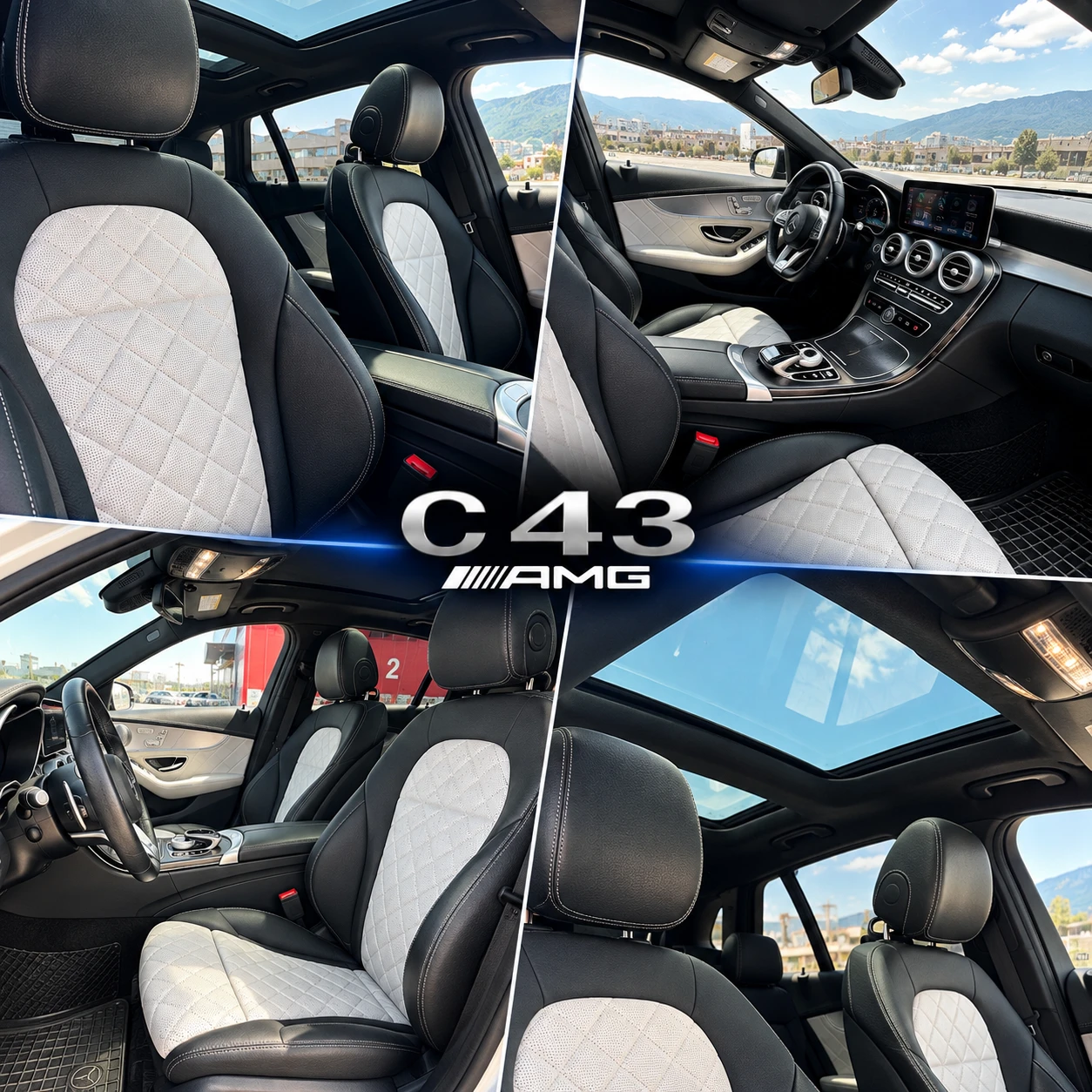 Mercedes-Benz C 43 AMG 4MATIC 390�� DISTRONIC BURMESTER PANO SILVERSTAR | Mobile.bg � ����������� 3