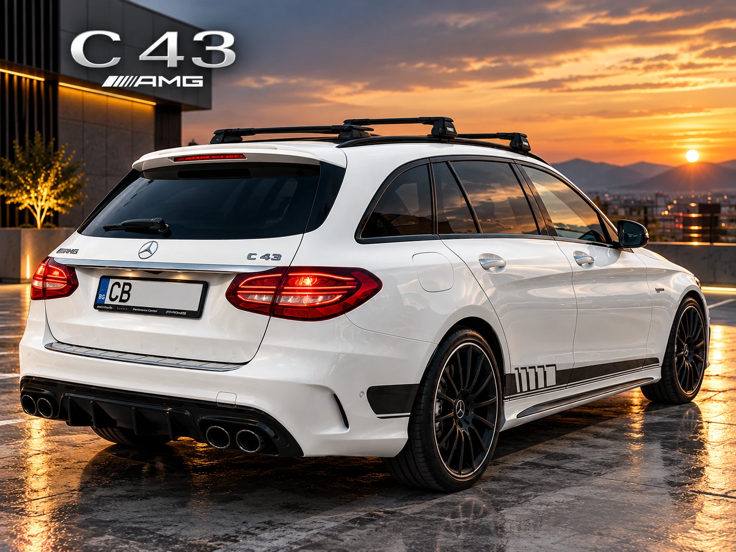 Mercedes-Benz C 43 AMG 4MATIC 390�� DISTRONIC BURMESTER PANO SILVERSTAR | Mobile.bg � ����������� 7