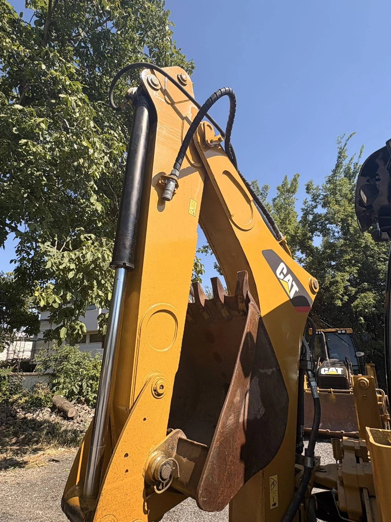 Багер Cat 428Е Вилици, снимка 5 - Индустриална техника - 56367929