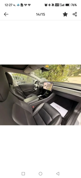Tesla Model 3 Long range /490k.s./AWD/ ЕВРОПЕЙКА, снимка 14