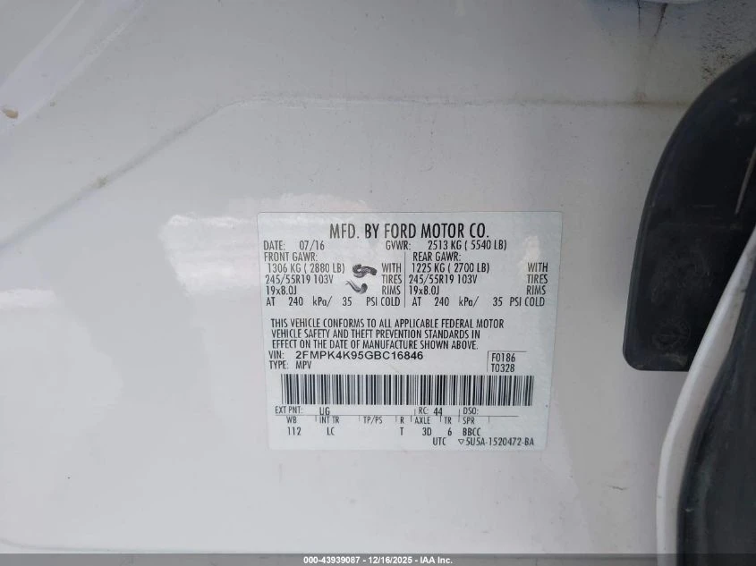 Ford Edge 2.0L I-4 DI, DOHC, VVT, TURBO, 245HP All Wheel | Mobile.bg � ����������� 15