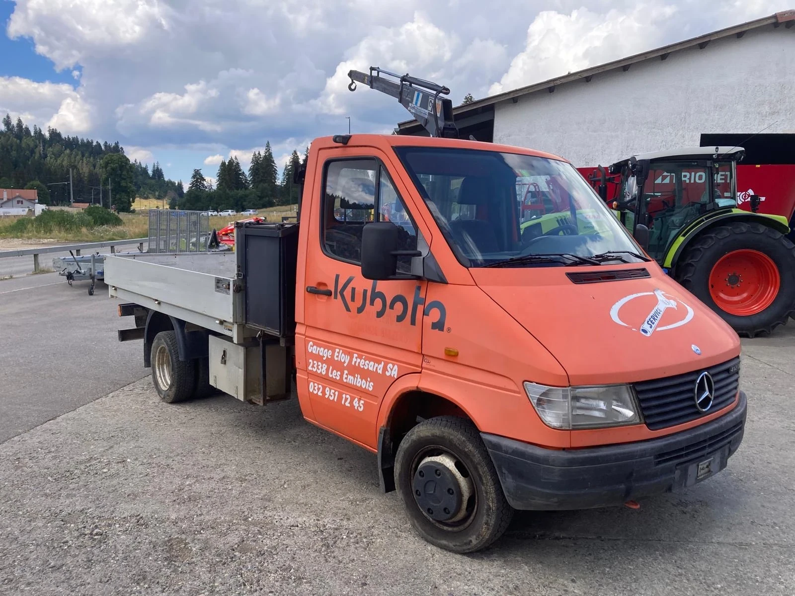 Mercedes-Benz Sprinter 412 Кран, снимка 4 - Бусове и автобуси - 55499774