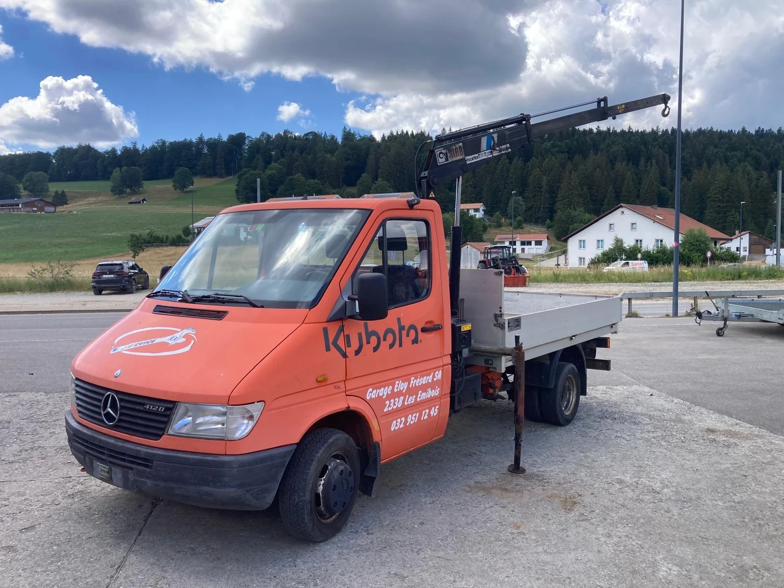 Mercedes-Benz Sprinter 412 Кран