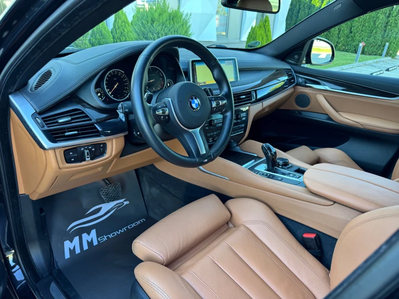 BMW X6 3.0D-М-ПАКЕТ-КАМЕРA-LANE-ASSIST-HARMAN-DISTRONIC, снимка 9 - Автомобили и джипове - 51778597