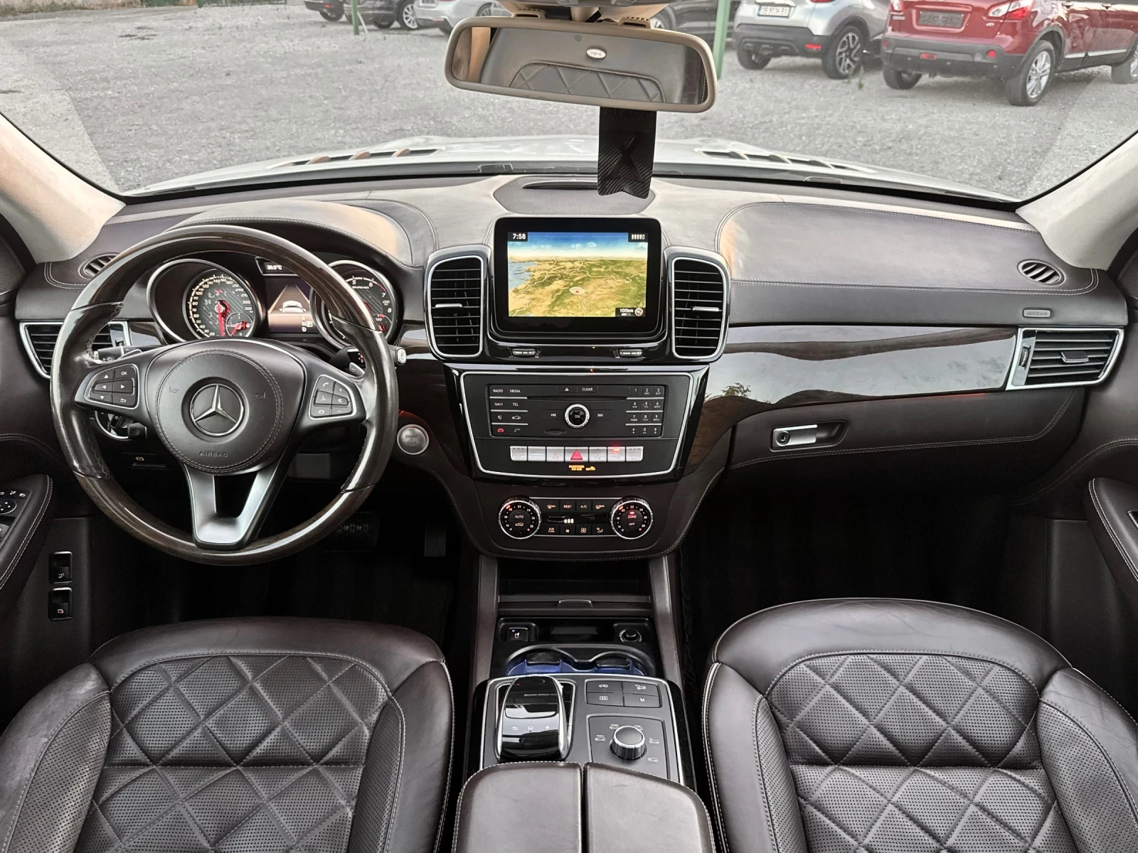 Mercedes-Benz GLS 450 450, Designo, AMG, Панорама, 9G-tronic, Keyless , снимка 13 - Автомобили и джипове - 55851502