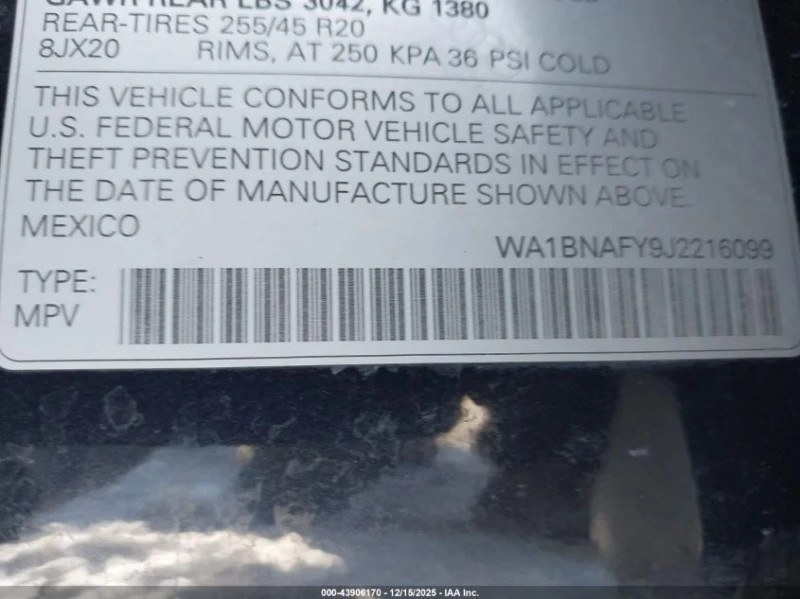 Audi Q5 2l 2.0T Premium/2.0T Tech Premium, снимка 9 - Автомобили и джипове - 53464554