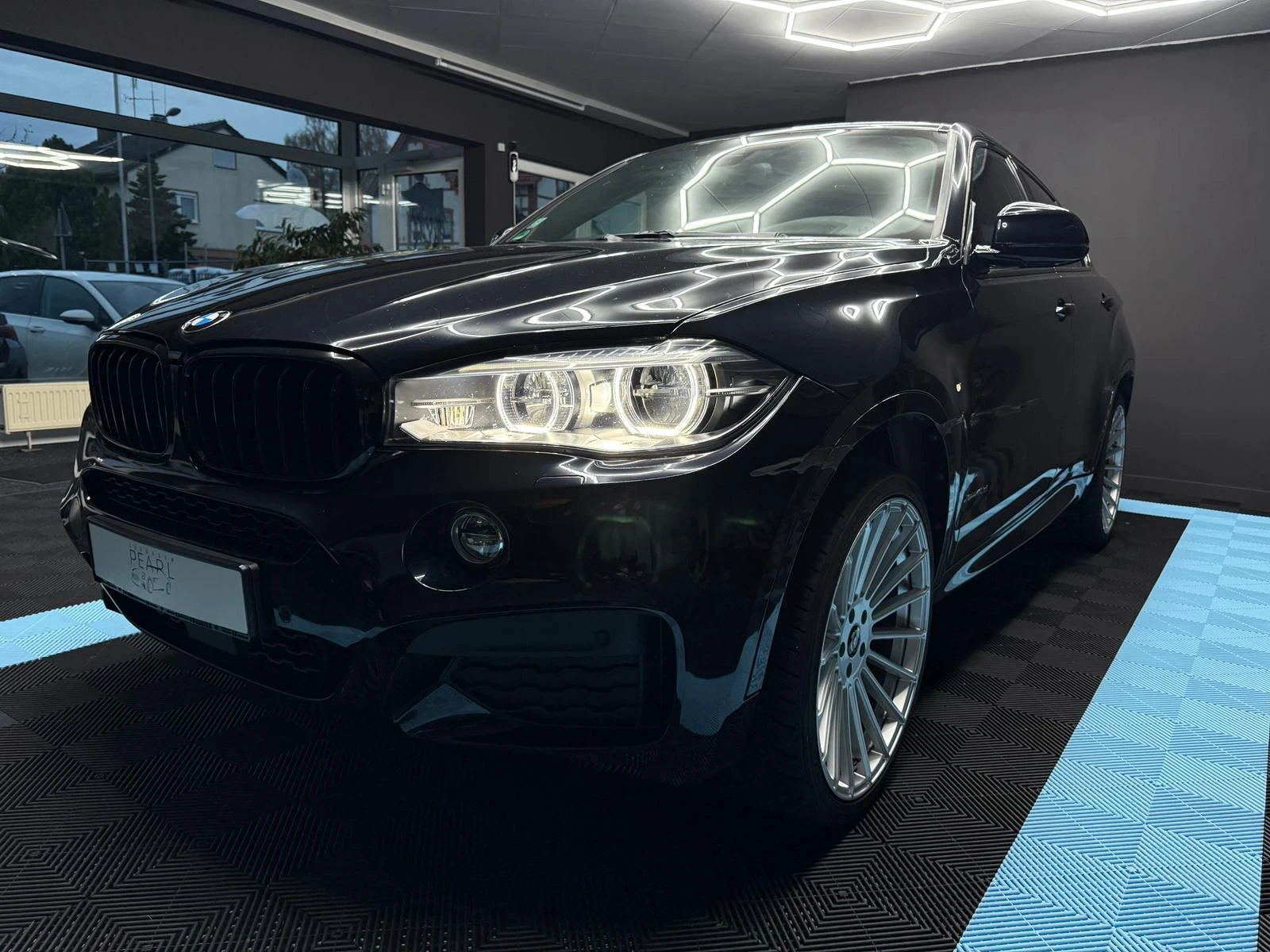 BMW X6 4.0d xDrive M-Sport Azurite Black Digital 87000km | Mobile.bg   1