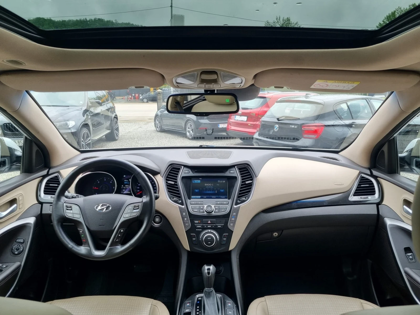 Hyundai Santa fe 2.2CRDi Vertex ШВЕЙЦАРИЯ, снимка 9 - Автомобили и джипове - 54675546