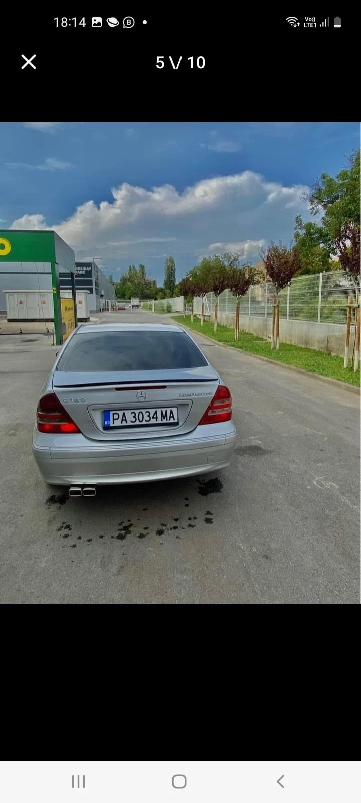 Mercedes-Benz C 180, снимка 5 - Автомобили и джипове - 47443788