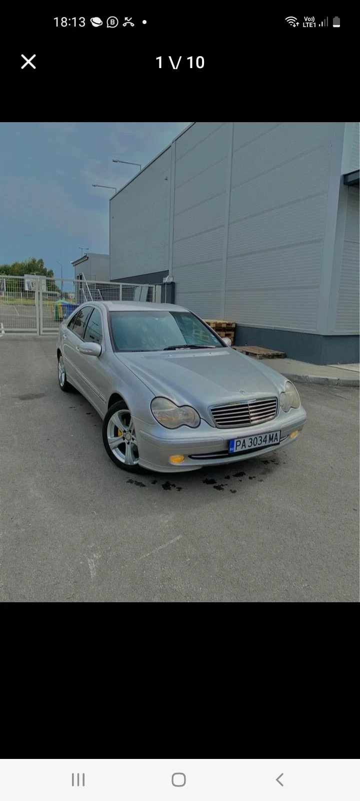 Mercedes-Benz C 180, снимка 4 - Автомобили и джипове - 47443788