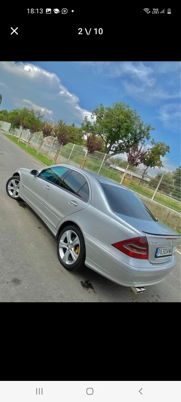 Mercedes-Benz C 180, снимка 1 - Автомобили и джипове - 47443788