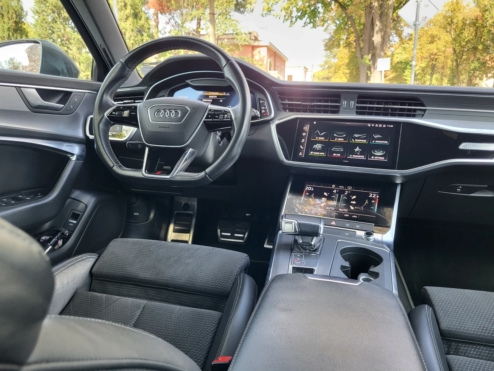 Audi A6 40TDI, S-line, Matrix, снимка 10 - Автомобили и джипове - 56427206