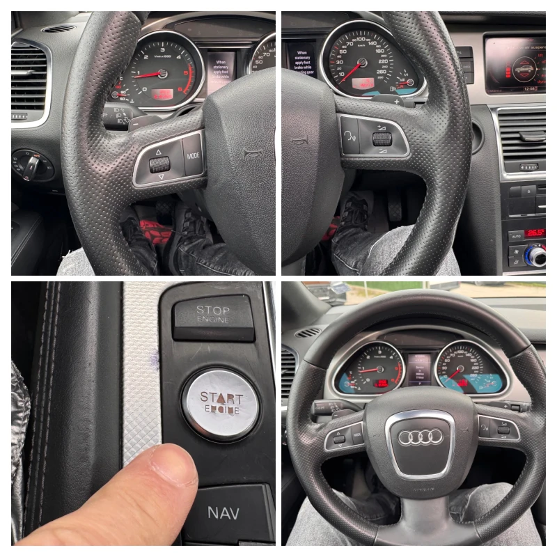 Audi Q7 3.0D/3xSLINE/6+ 1/FULL/PANO+ KEY LESS+ LED+ KAMEPA, снимка 16 - Автомобили и джипове - 52639541
