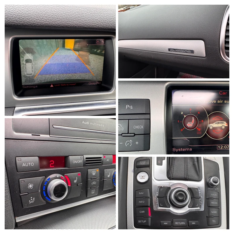 Audi Q7 3.0D/3xSLINE/6+ 1/FULL/PANO+ KEY LESS+ LED+ KAMEPA, снимка 15 - Автомобили и джипове - 52639541