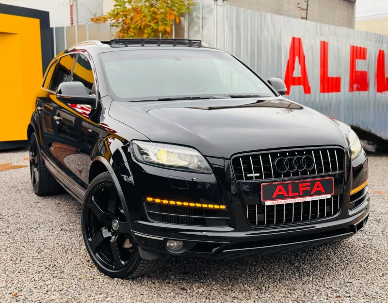 Audi Q7 3.0D/3xSLINE/6+ 1/FULL/PANO+ KEY LESS+ LED+ KAMEPA, снимка 3 - Автомобили и джипове - 52639541