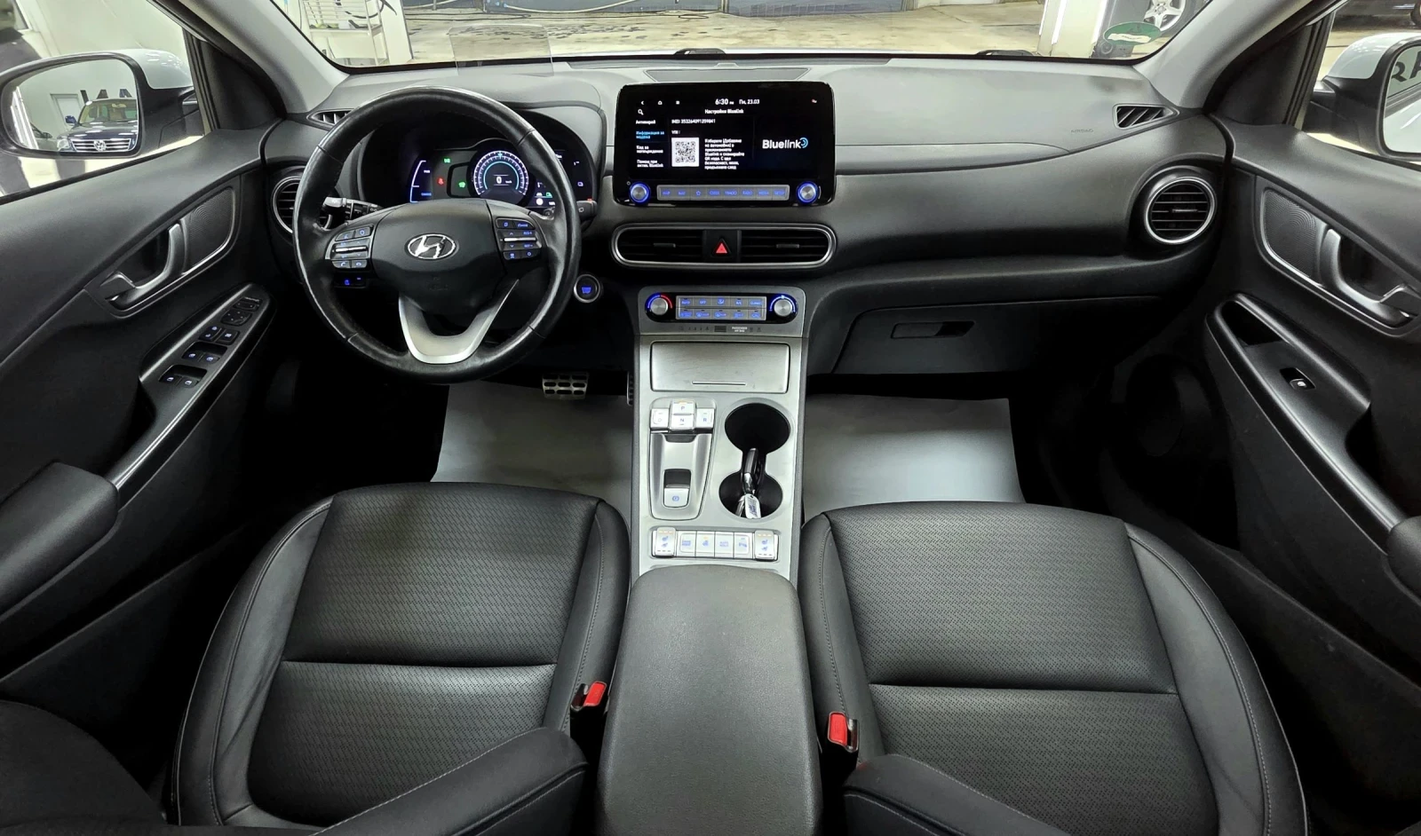 Hyundai Kona 64KWh/В ГАРАНЦИЯ/SOH100%/Blue Link, снимка 13 - Автомобили и джипове - 53941944