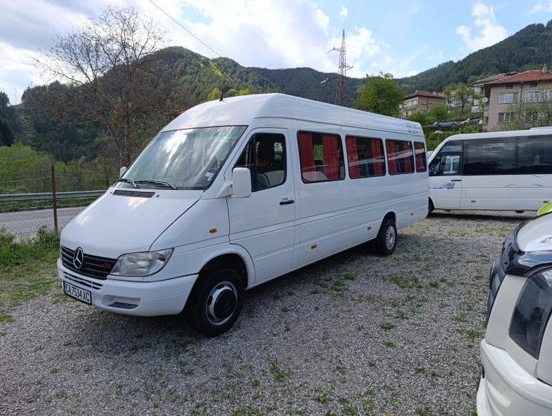 Mercedes-Benz Sprinter 413 24+ 1, КЛИМА, ПЕЧКА, АВТОМ.ВРАТА, , снимка 2 - Бусове и автобуси - 51468885