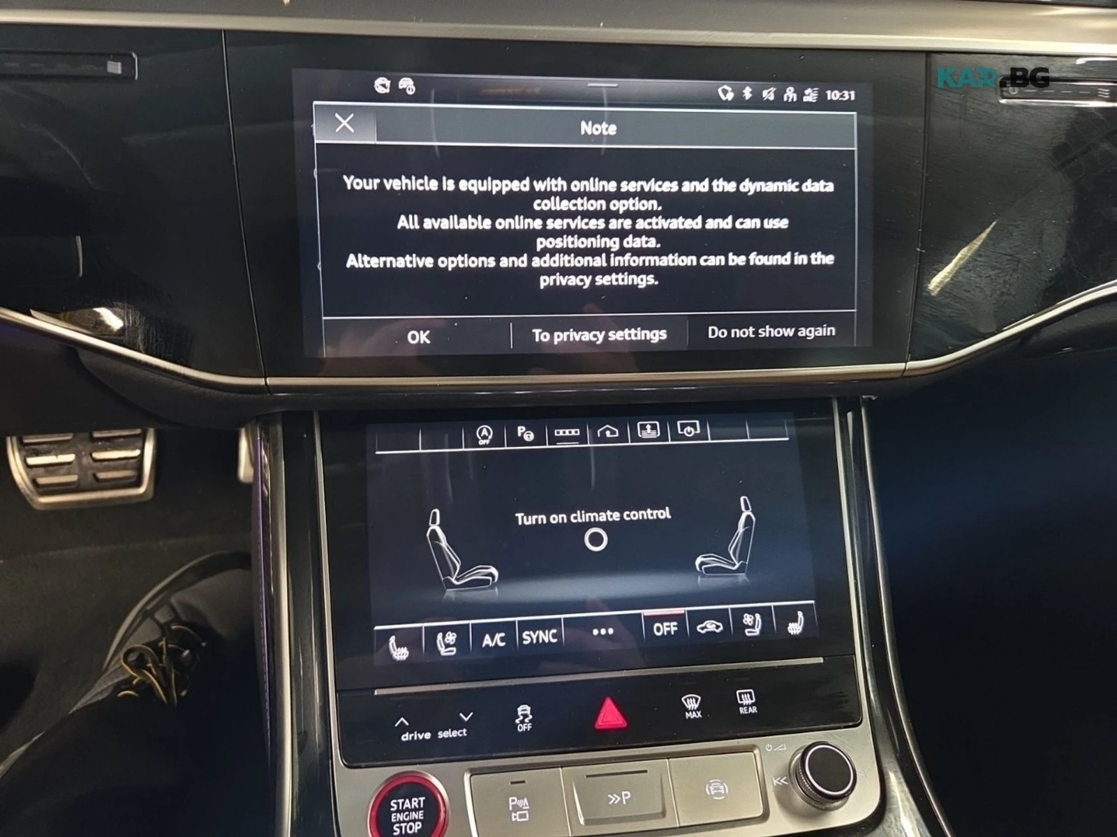 Audi S8 4.0TFSI* QUATTRO* ПОДГРЕВ* ОБДУХВАНЕ* ПАНО* 360* F, снимка 11 - Автомобили и джипове - 55707204