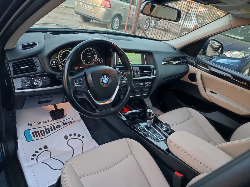 BMW X3 2.0d X DRIVE/LUXURY/ПАНОРАМА/ДИСТРОНИК/HEAD UP, снимка 14 - Автомобили и джипове - 47442166