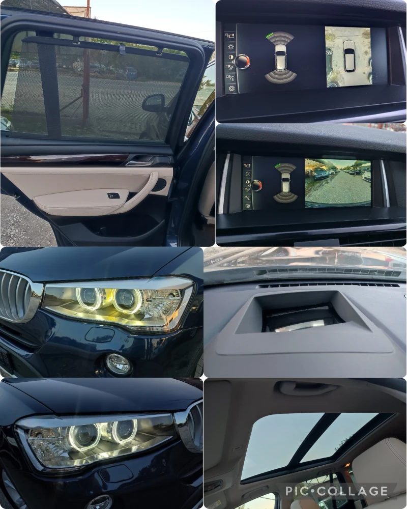 BMW X3 2.0d X DRIVE/LUXURY/ПАНОРАМА/ДИСТРОНИК/HEAD UP, снимка 15 - Автомобили и джипове - 47442166