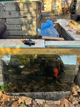 Peogeot 308 T9 хечбек 2013-2018г задно ляво стъкло черно, снимка 2