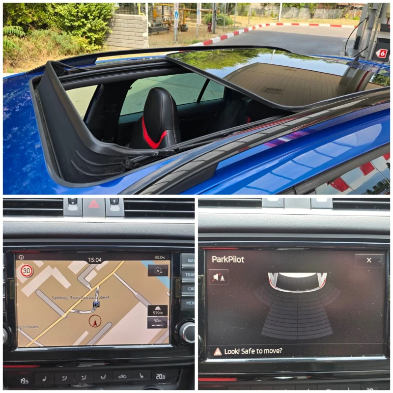 Skoda Octavia VRS-АВТОМАТ-НАВИ-КОЖА, снимка 14 - Автомобили и джипове - 51351711