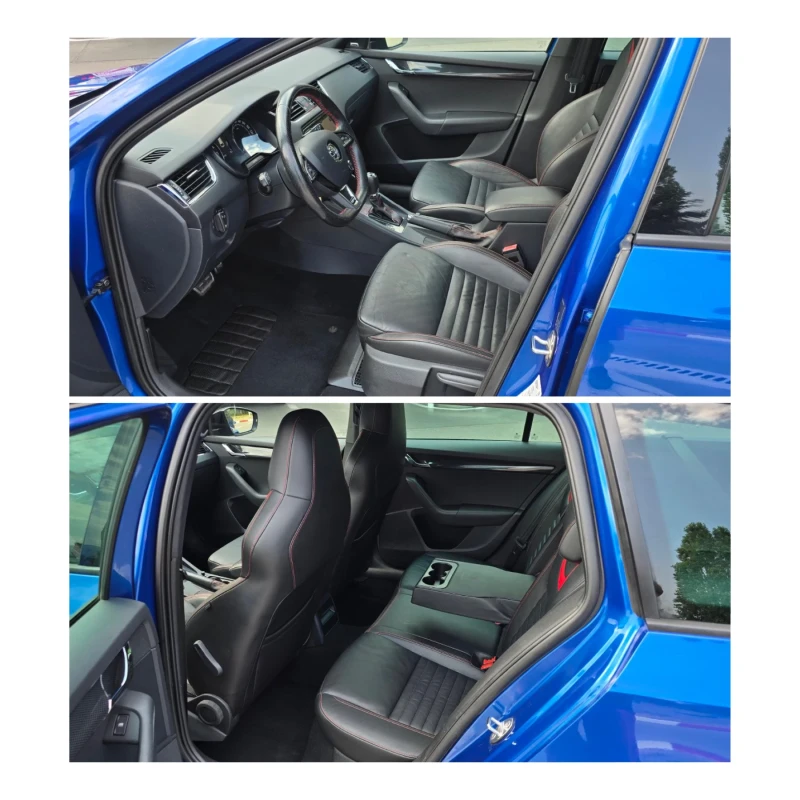 Skoda Octavia VRS-АВТОМАТ-НАВИ-КОЖА, снимка 11 - Автомобили и джипове - 51351711