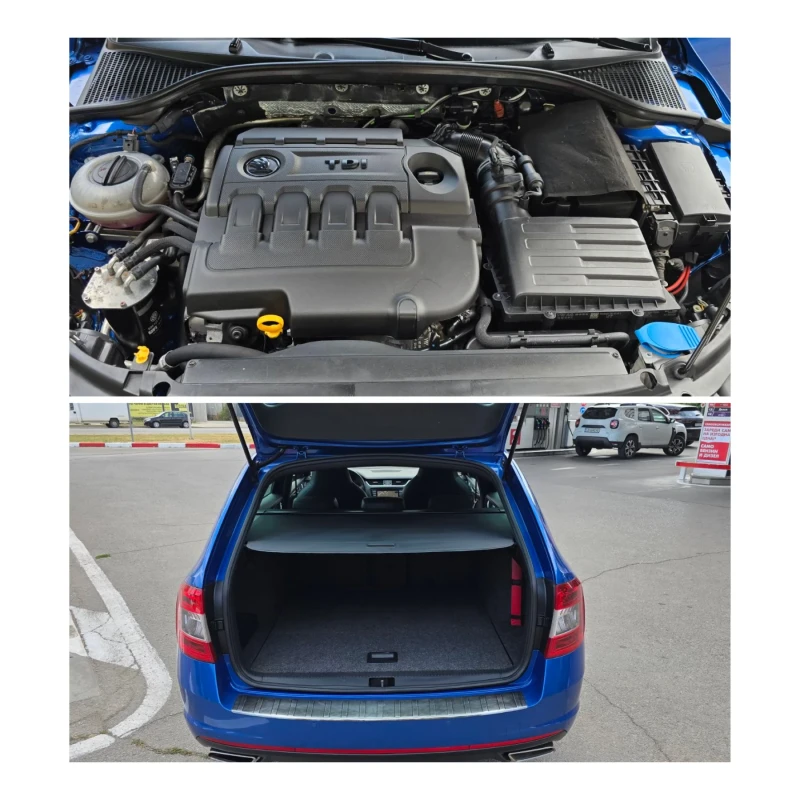 Skoda Octavia VRS-АВТОМАТ-НАВИ-КОЖА, снимка 17 - Автомобили и джипове - 51351711