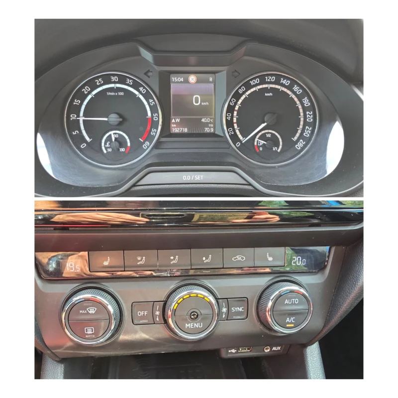 Skoda Octavia VRS-АВТОМАТ-НАВИ-КОЖА, снимка 13 - Автомобили и джипове - 51351711