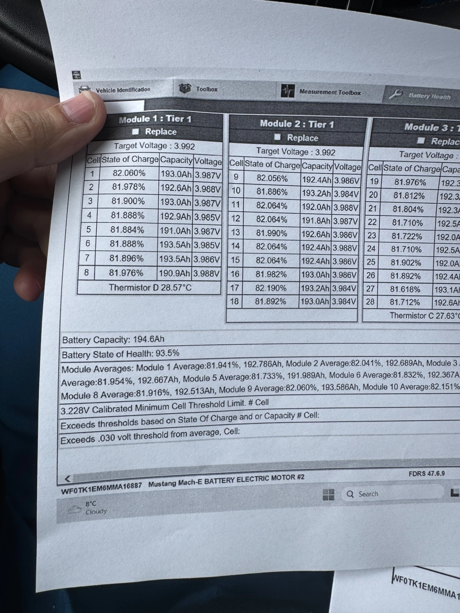 Ford Mustang Mach-E 76kwh 93.5% SOH RWD , снимка 4 - Автомобили и джипове - 53830081