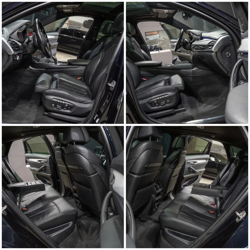 BMW X6 4.0D X-DRIVE /M-PERFORMANCE /HUD /H&K /360CAM /8ZF, снимка 13 - Автомобили и джипове - 52674375