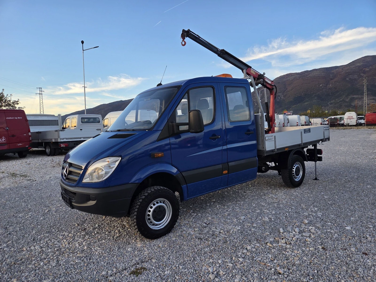 Mercedes-Benz Sprinter 316 CDI, 4 X 4, Бързи/Бавни, КРАН, 7 местен, Климатик,, снимка 1
