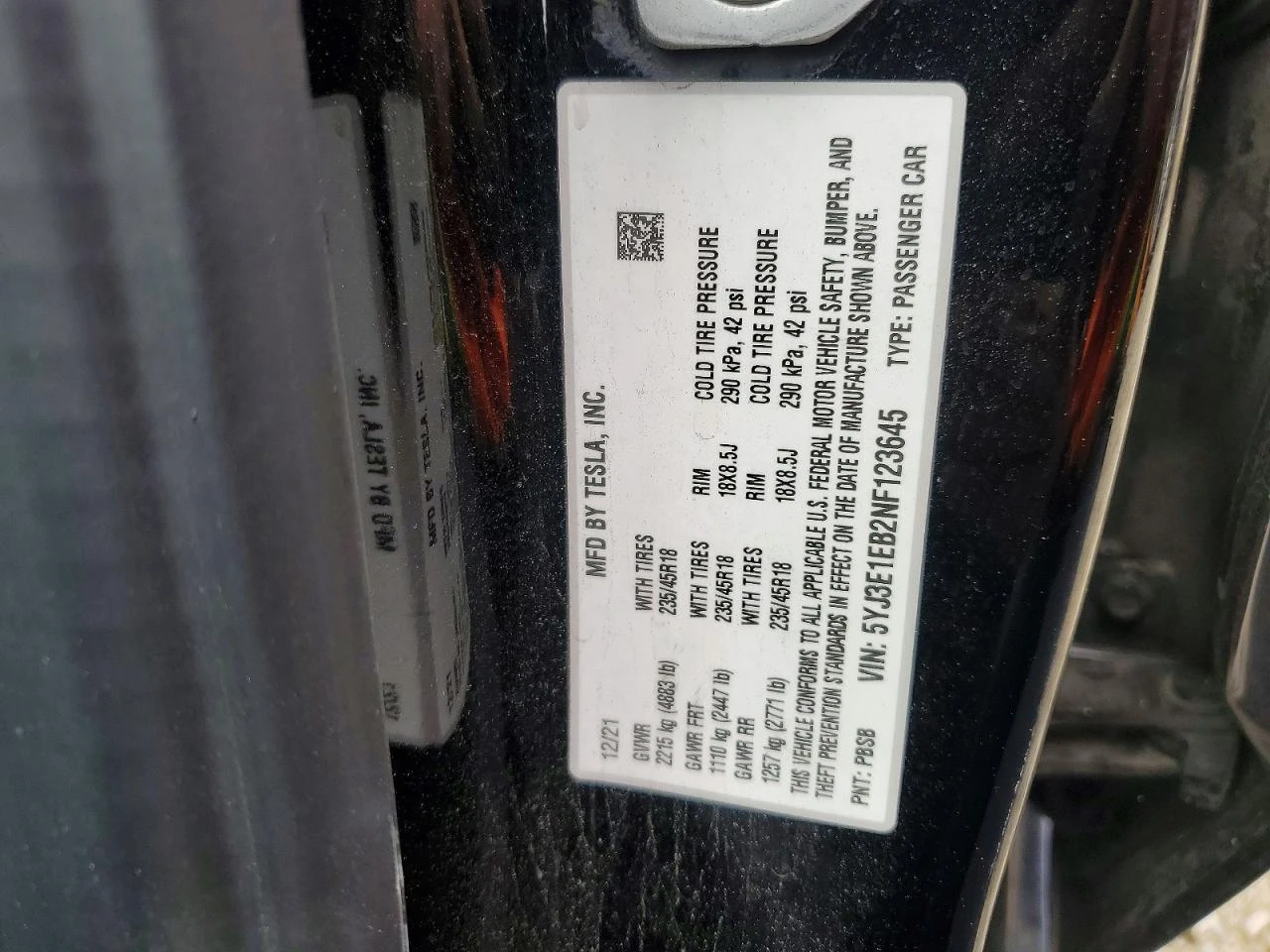 Tesla Model 3, снимка 12 - Автомобили и джипове - 54664107