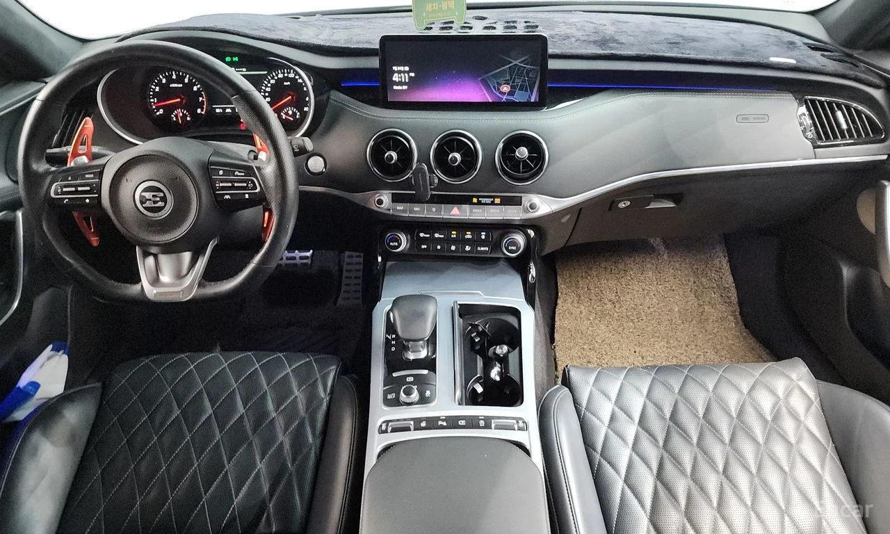 Kia Stinger 3.3* TURBO* GT* ПОДГРЕВ* ОБДУХВАНЕ* ХЕДЪП* LANE* A, снимка 6 - Автомобили и джипове - 55403366