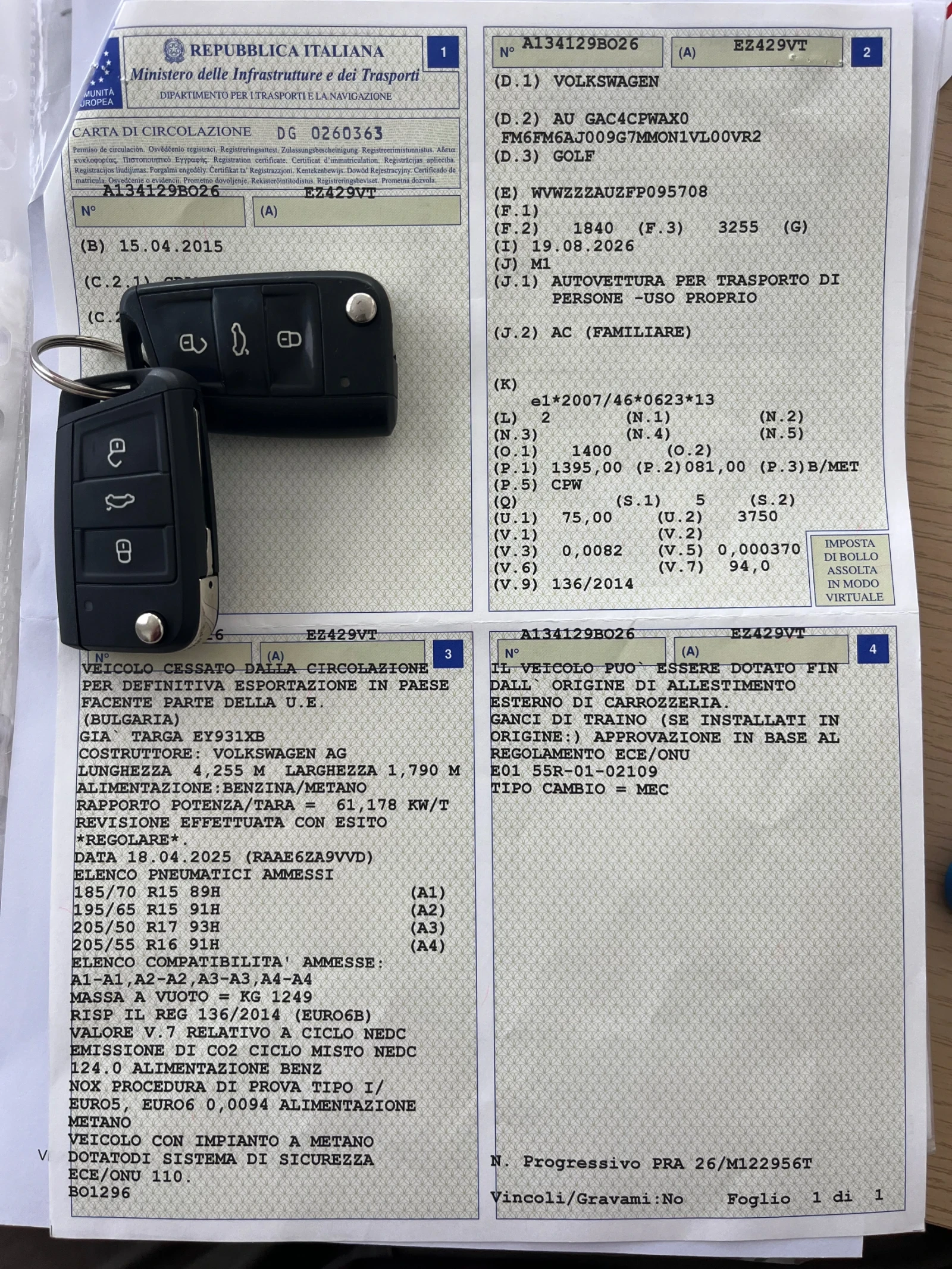 VW Golf 1.4TGI TrendLine, снимка 14 - Автомобили и джипове - 56133790