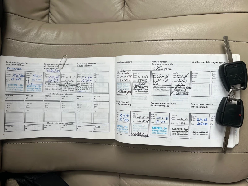 Opel Vectra B2.5* V6* 100* ШВЕЙЦАРИЯ* АВТОМАТИК* КОЖА* , снимка 17 - Автомобили и джипове - 49939560