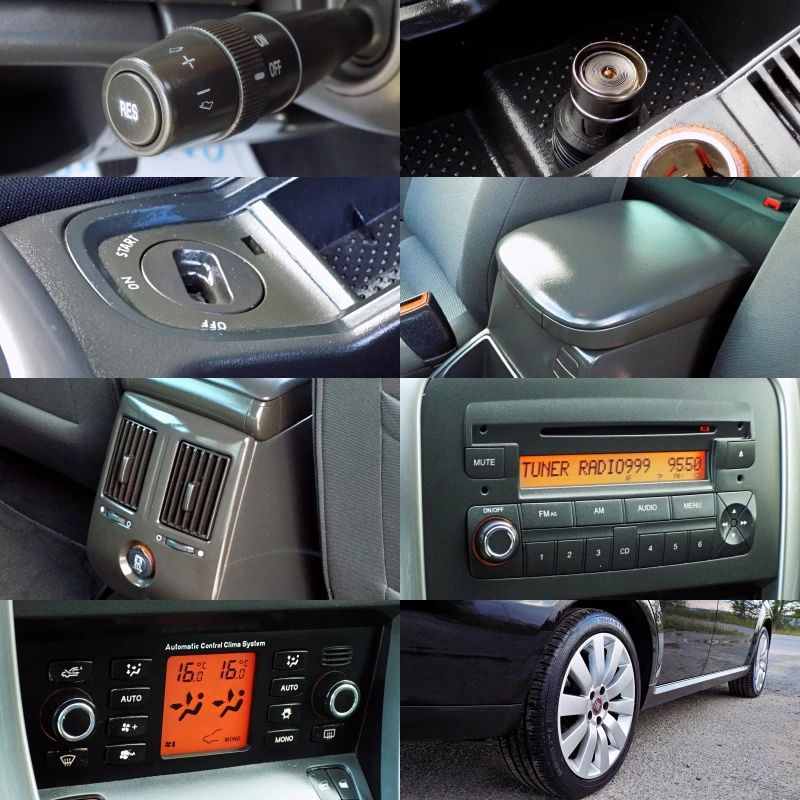 Fiat Croma 1.8i/140к./133 000 км/КЛИМАТРОНИК/КАТО НОВА, снимка 12 - Автомобили и джипове - 54826082