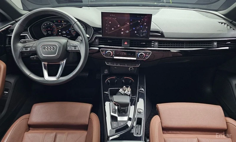 Audi A4 40TFSI* MATRIX* S* LINE* ОБДУХВАНЕ* ХЕДЪП* ДИСТРОН, снимка 14 - Автомобили и джипове - 55341049