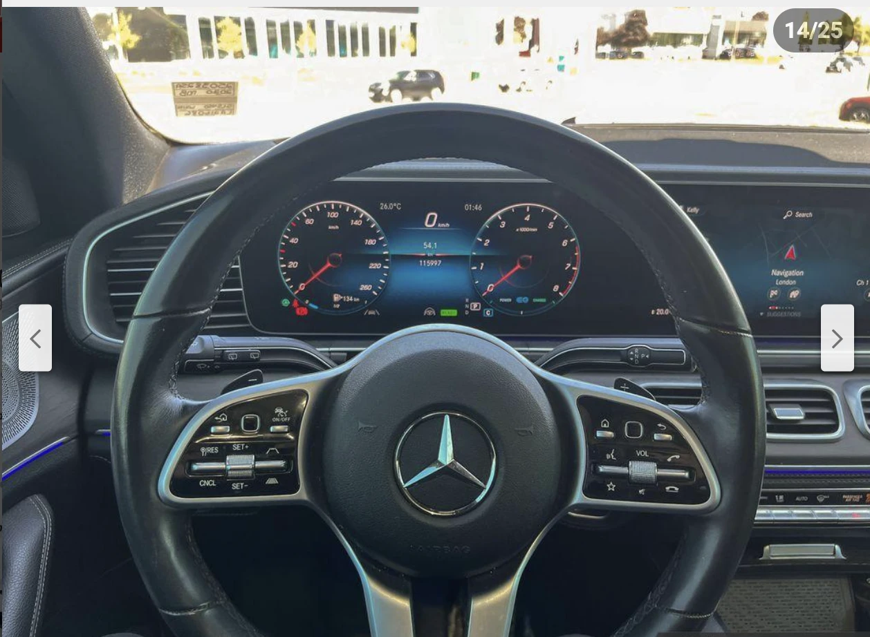 Mercedes-Benz GLS 450 AMG* PACK* BURMESTER* МЪРТВА* ТОЧКА* КАМЕРА* КЕЙЛЕ - изображение 8